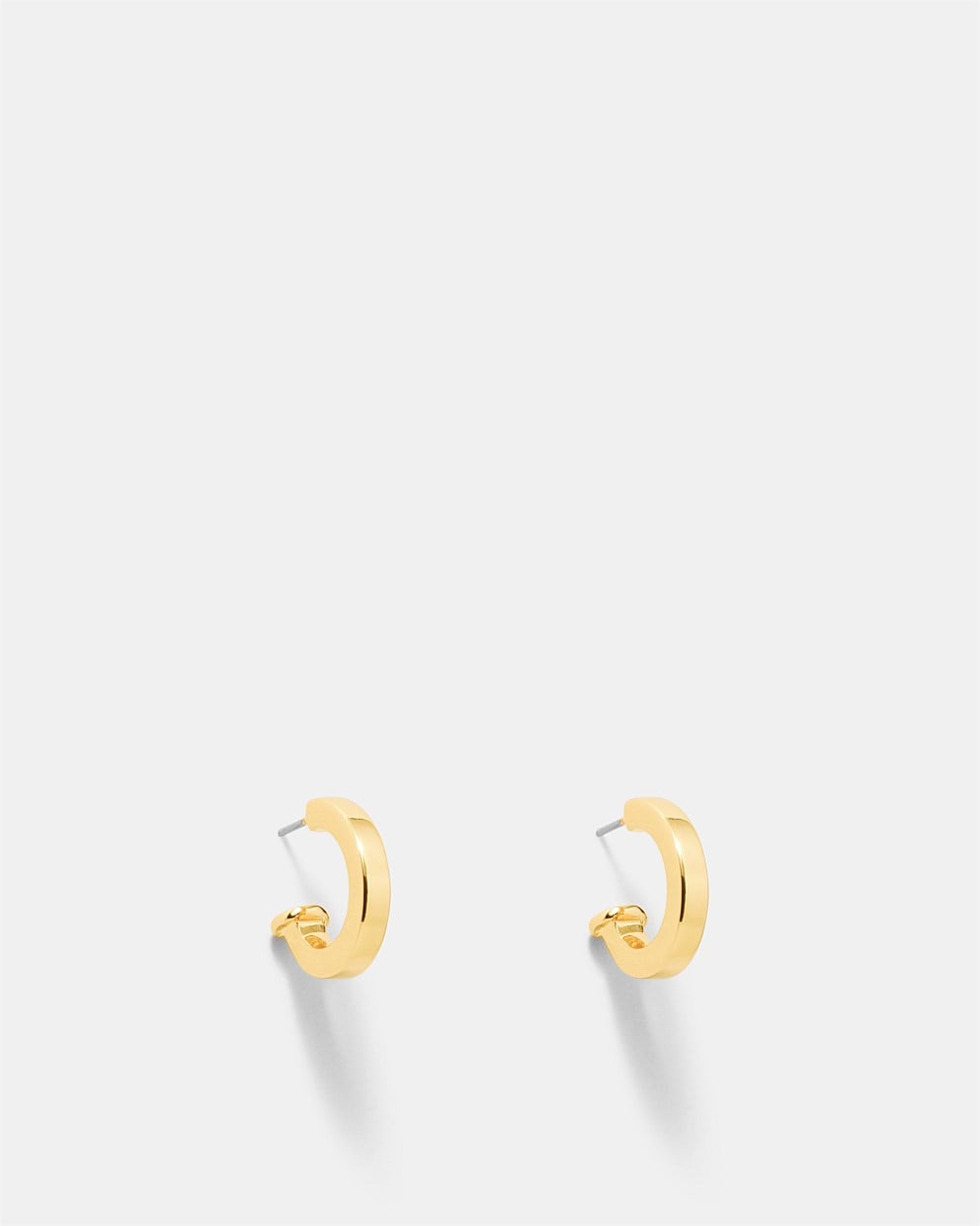 Lockette Charm Hoop Earrings