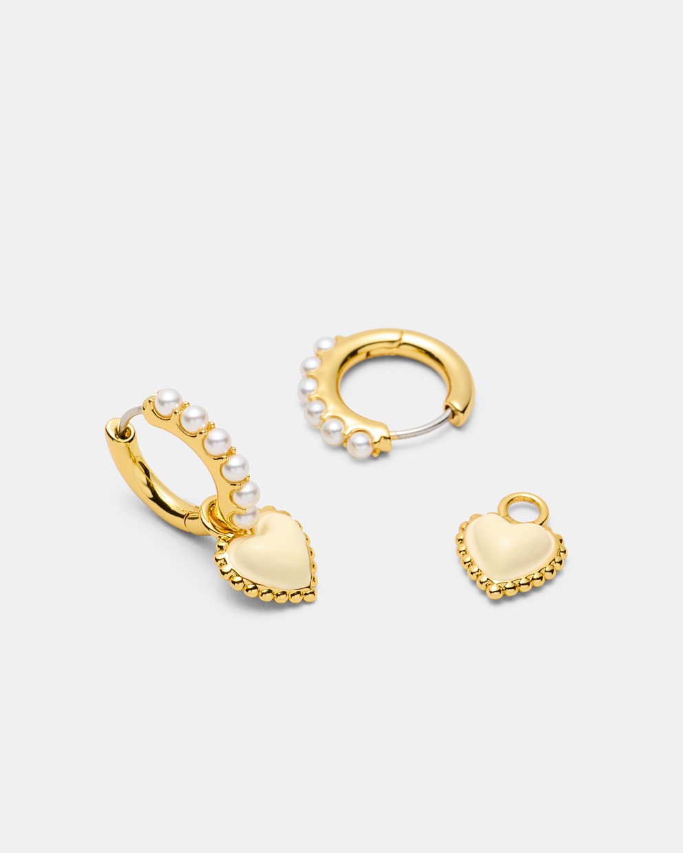 En Pointe Hoop Earrings