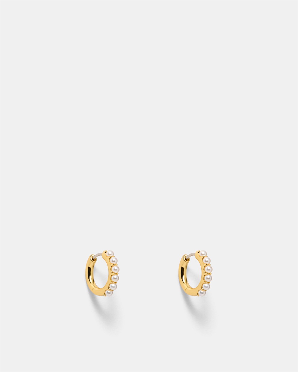 En Pointe Hoop Earrings