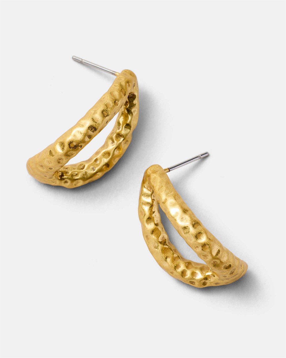 Gilded Hoop Earrings