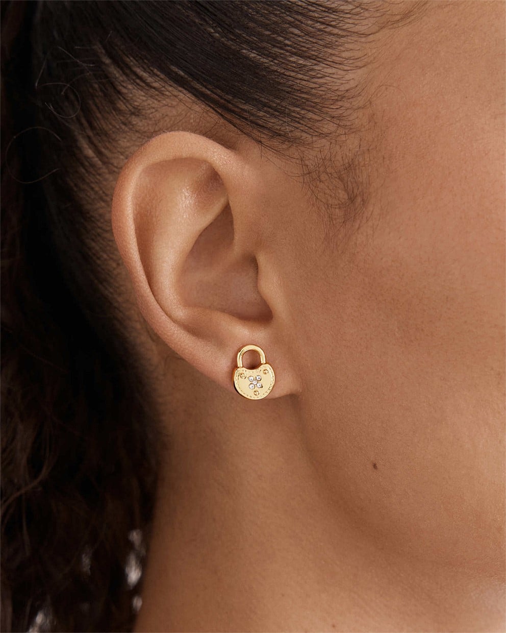 Lockette Stud Earrings
