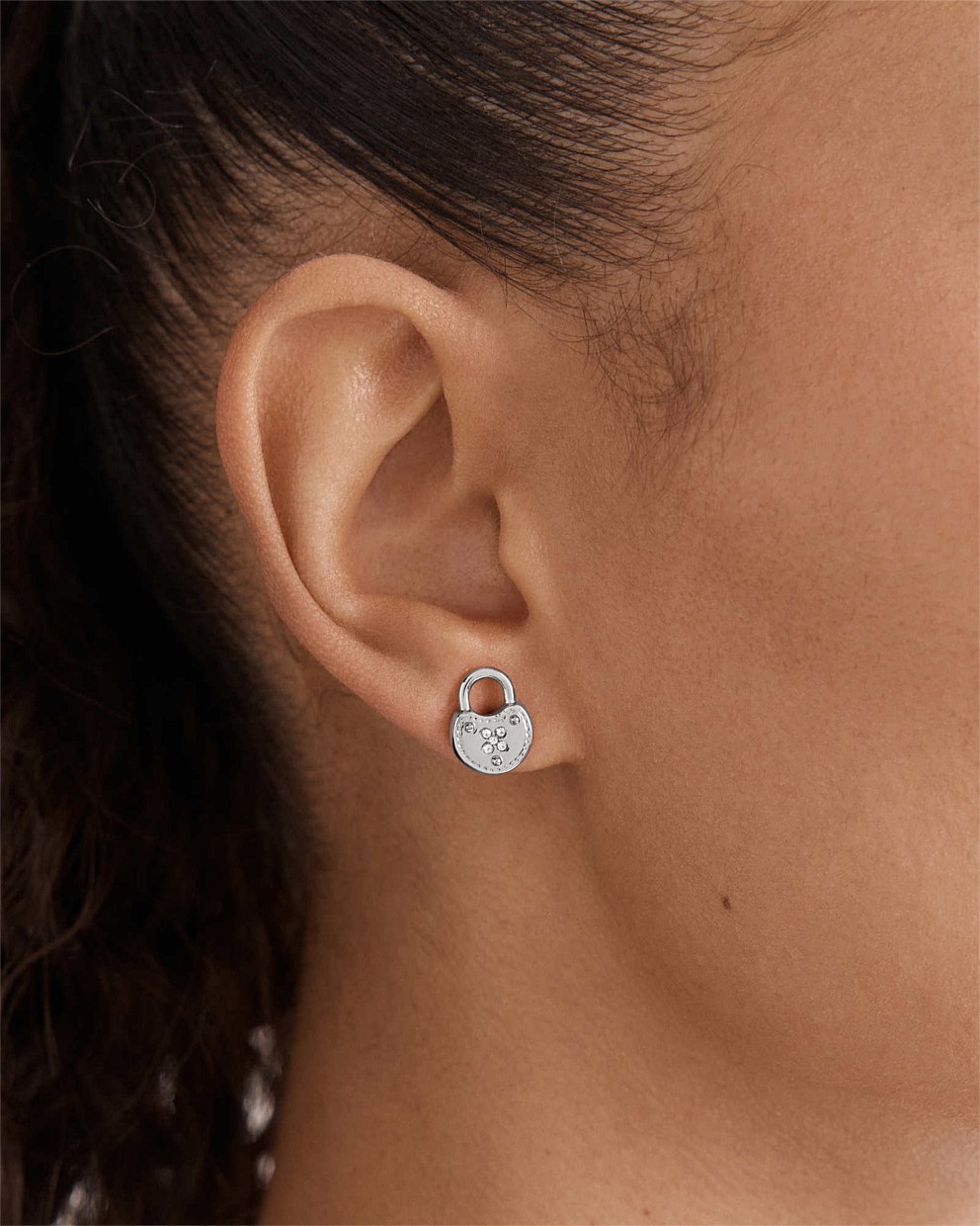 Lockette Stud Earrings