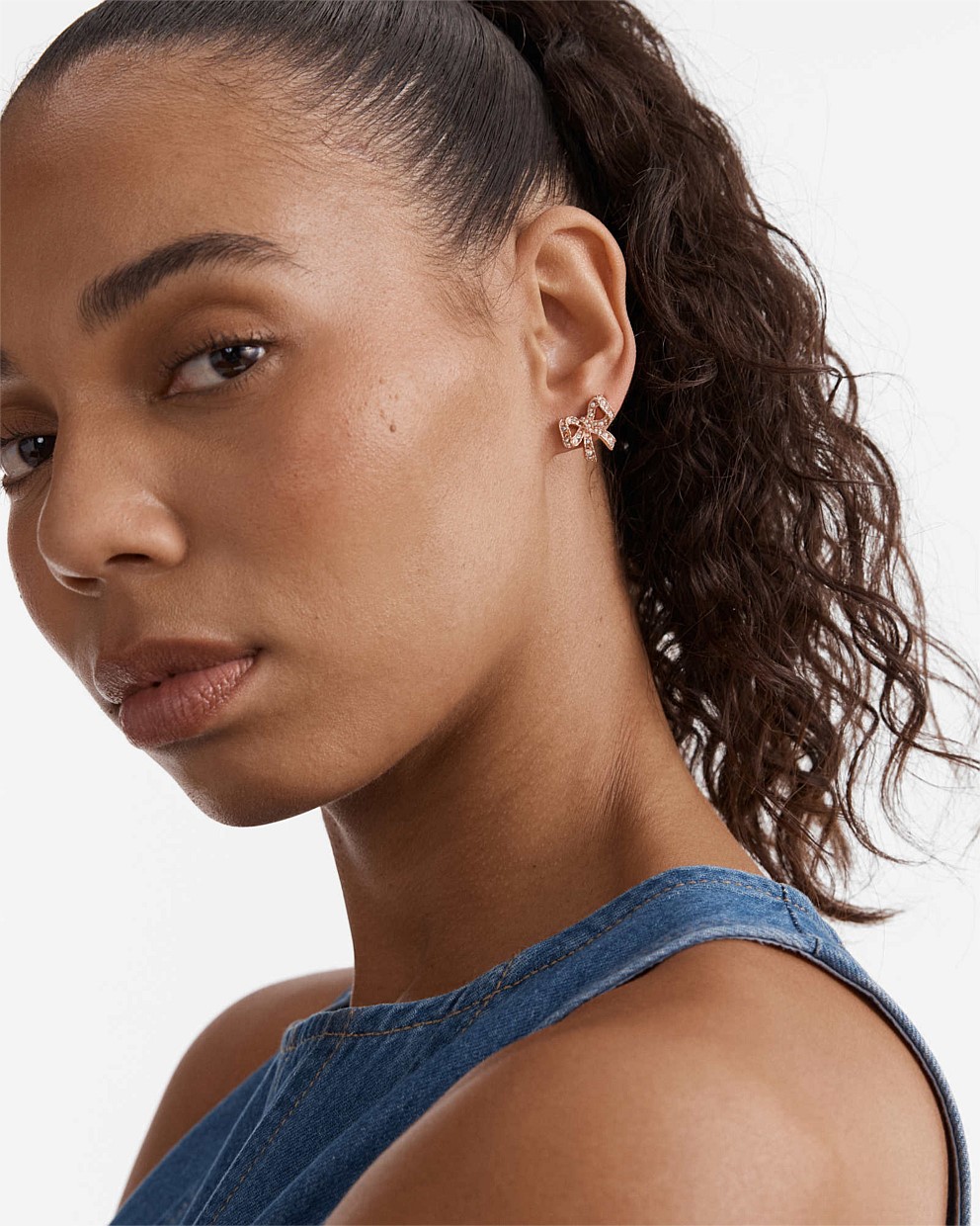 Tie A Bow Stud Earrings