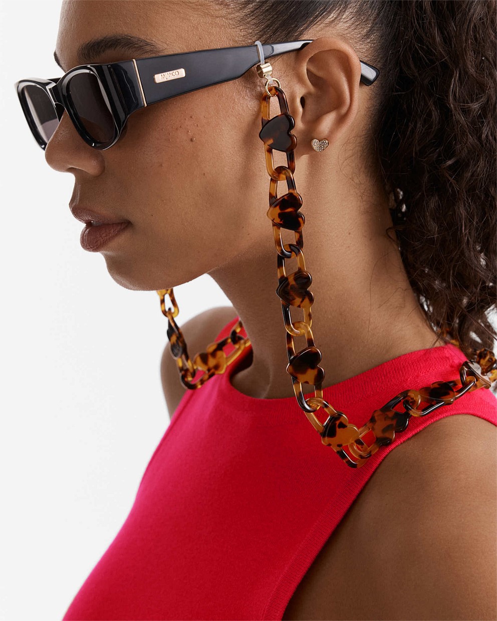 Hearted Sunglasses Chain