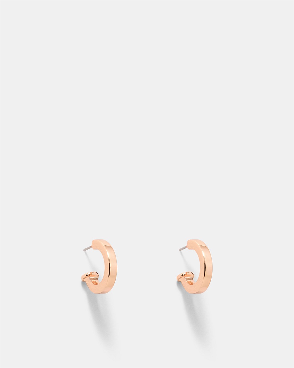 Lockette Charm Hoop Earrings