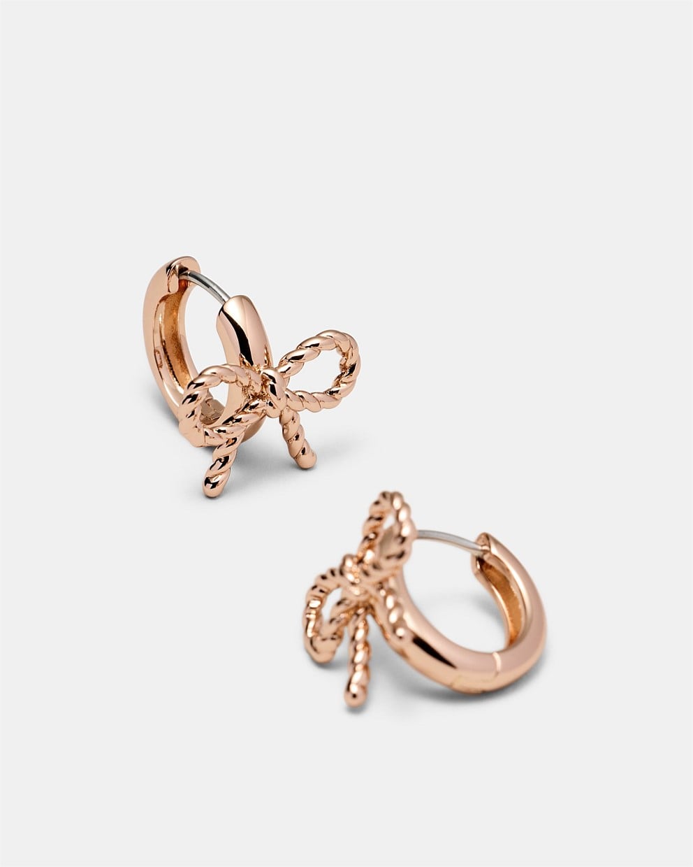 Tie A Bow Hoop Earrings
