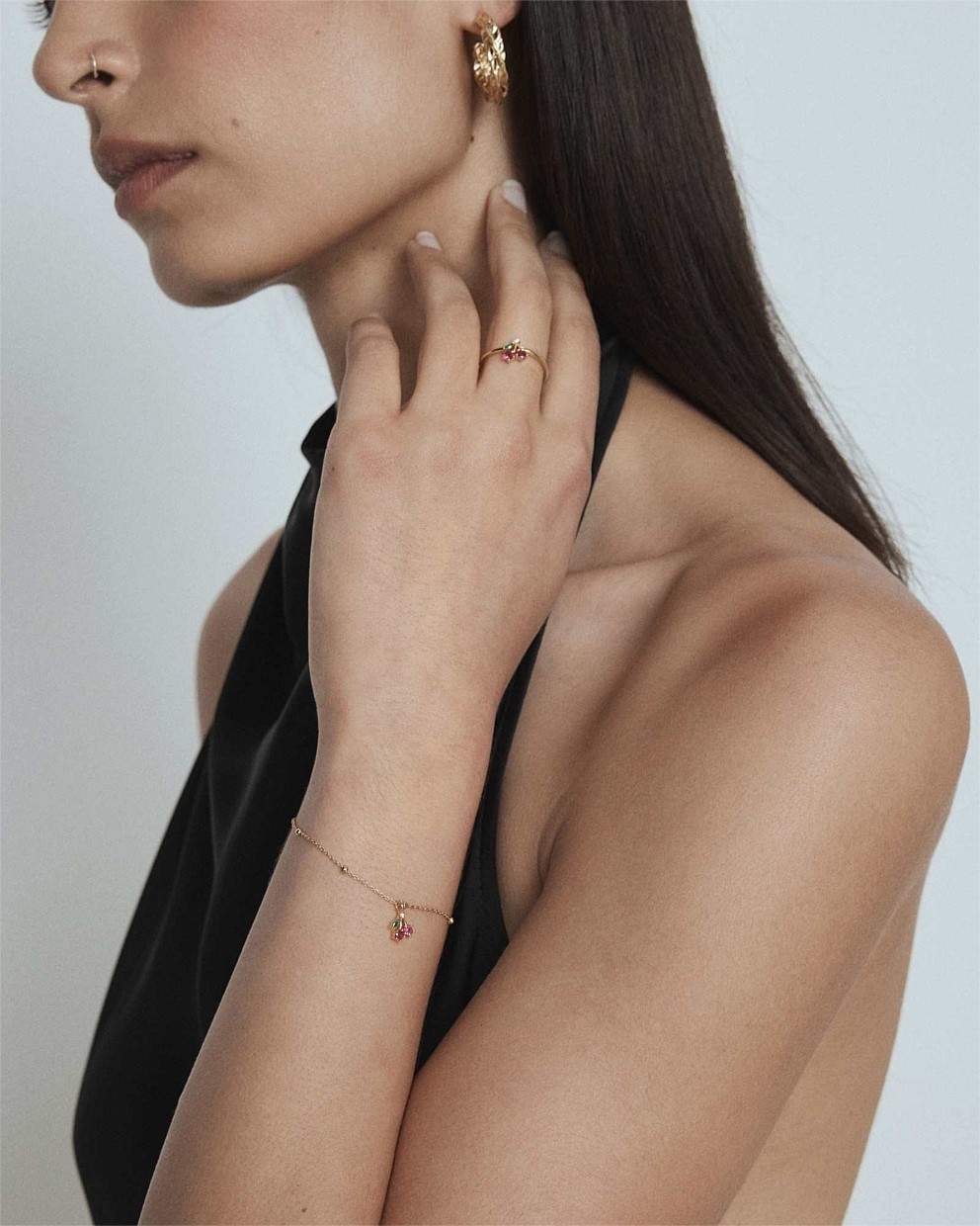 Petite Cherry Bracelet