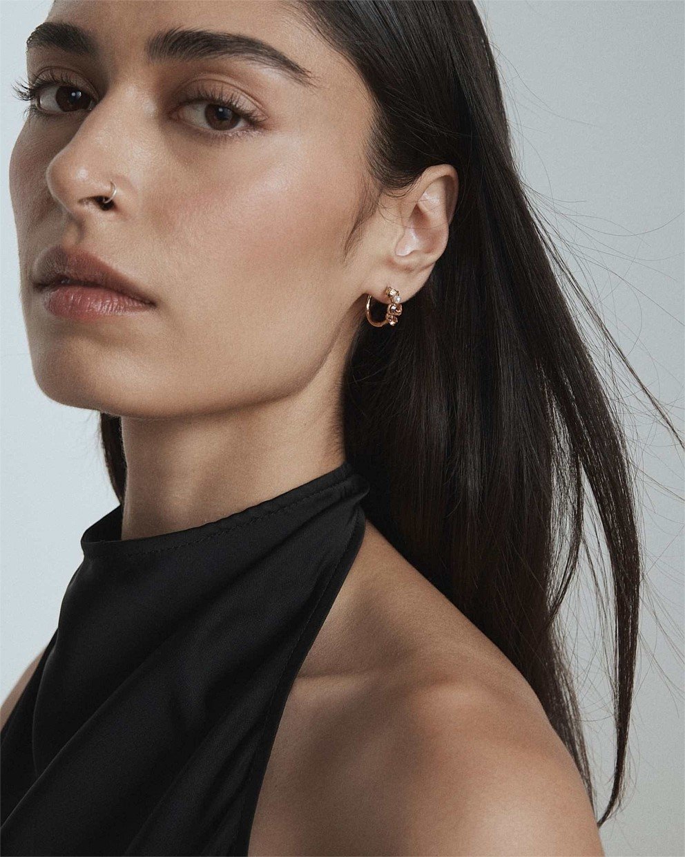 Bejewel Mini Hoop Earrings