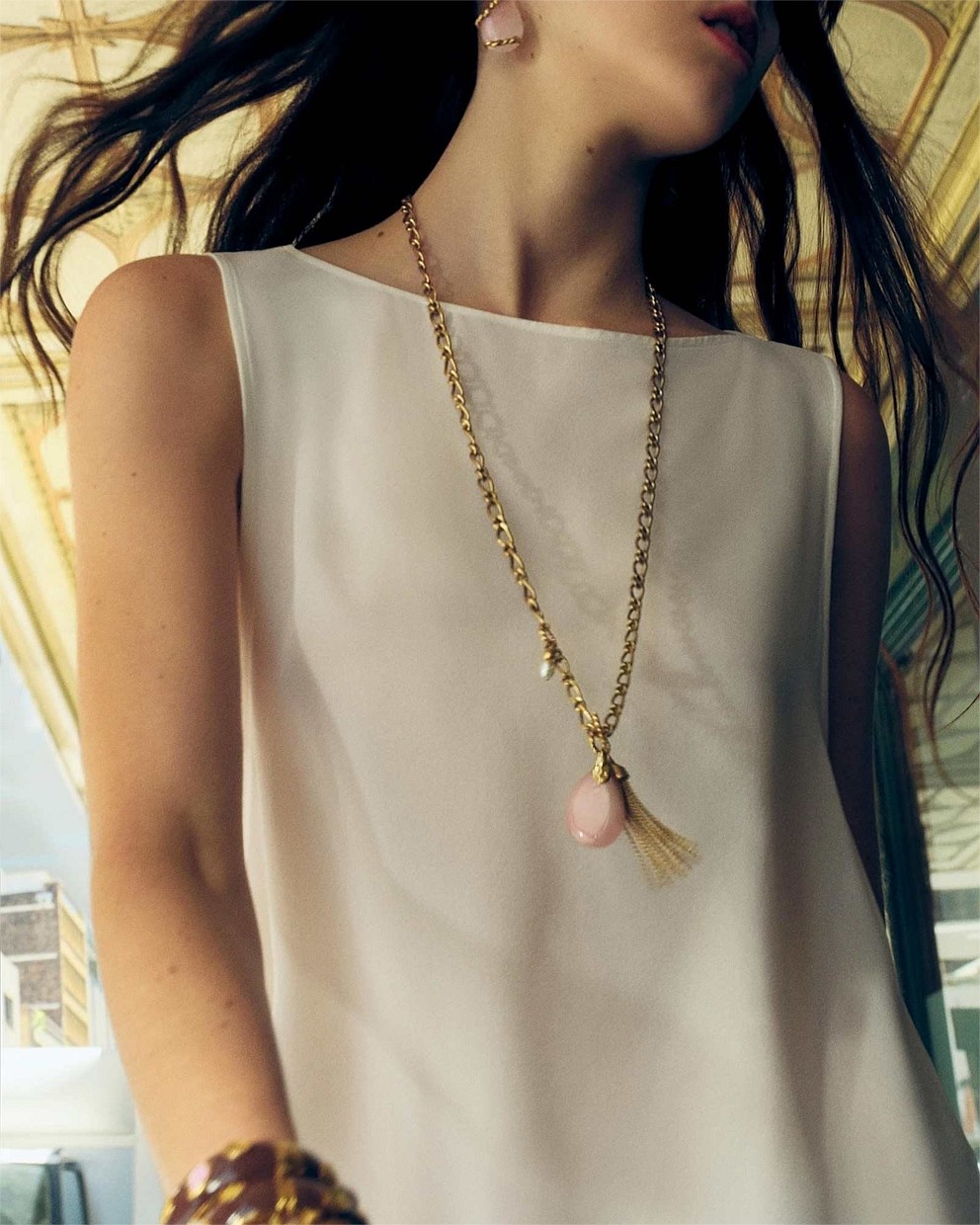 Gilded Long Necklace