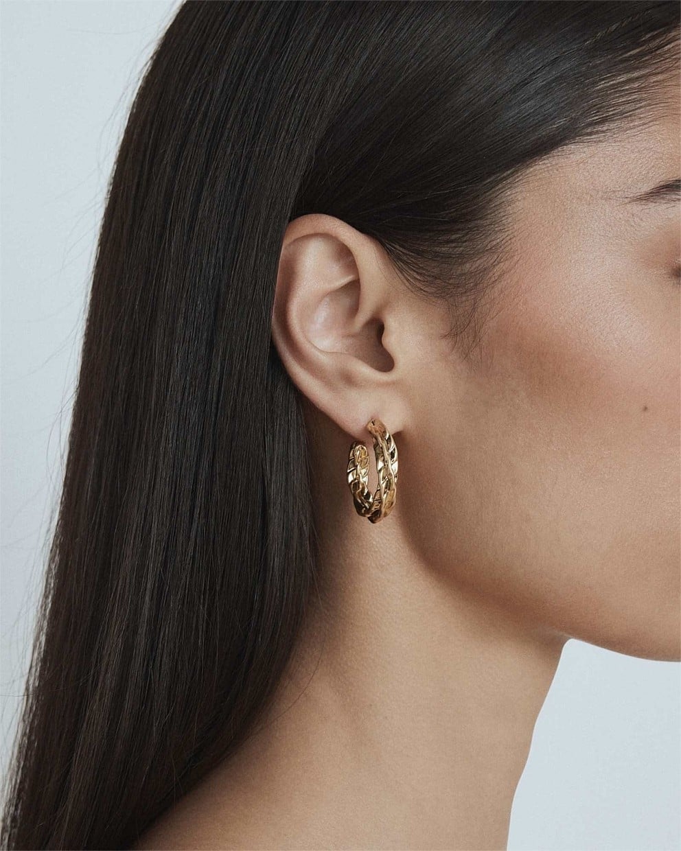 Fasten Hoop Earrings