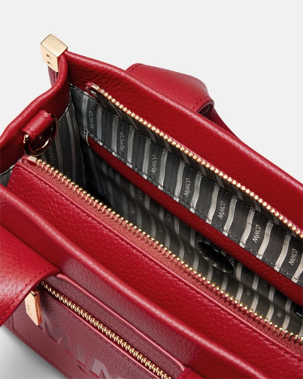 Patch Leather Mini Tote Bag