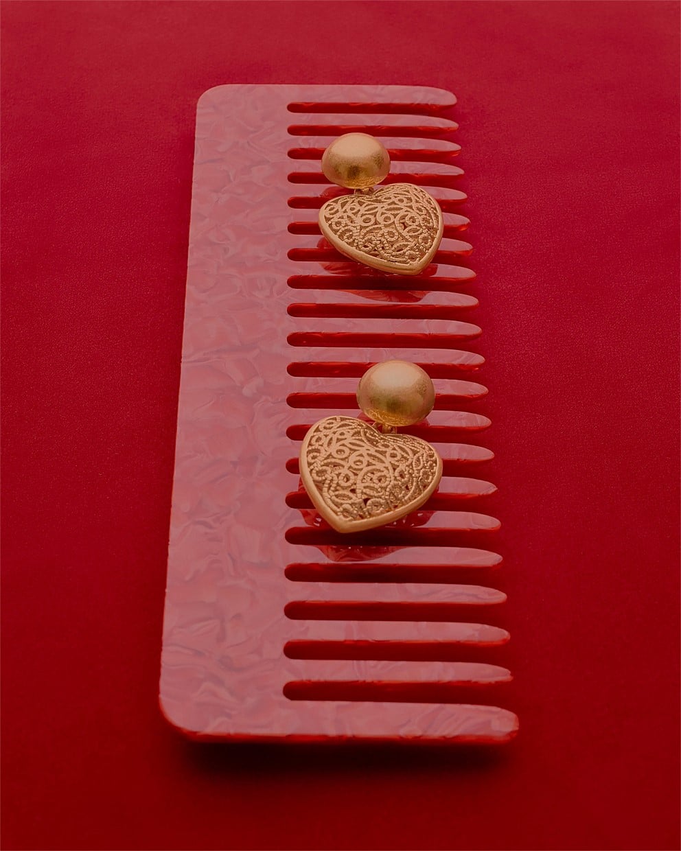 Fond Heart Drop Earrings