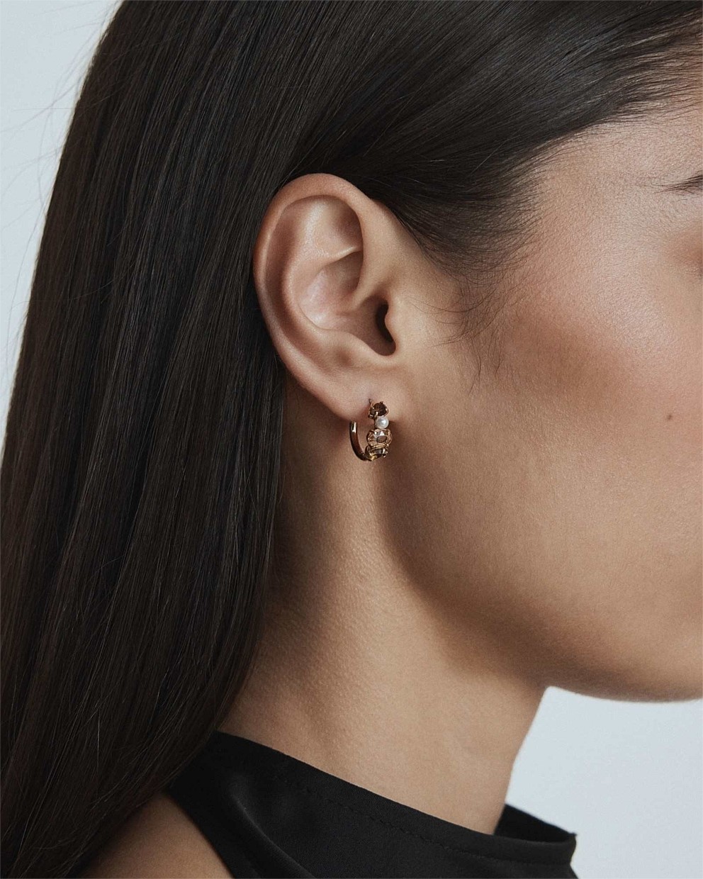 Bejewel Mini Hoop Earrings