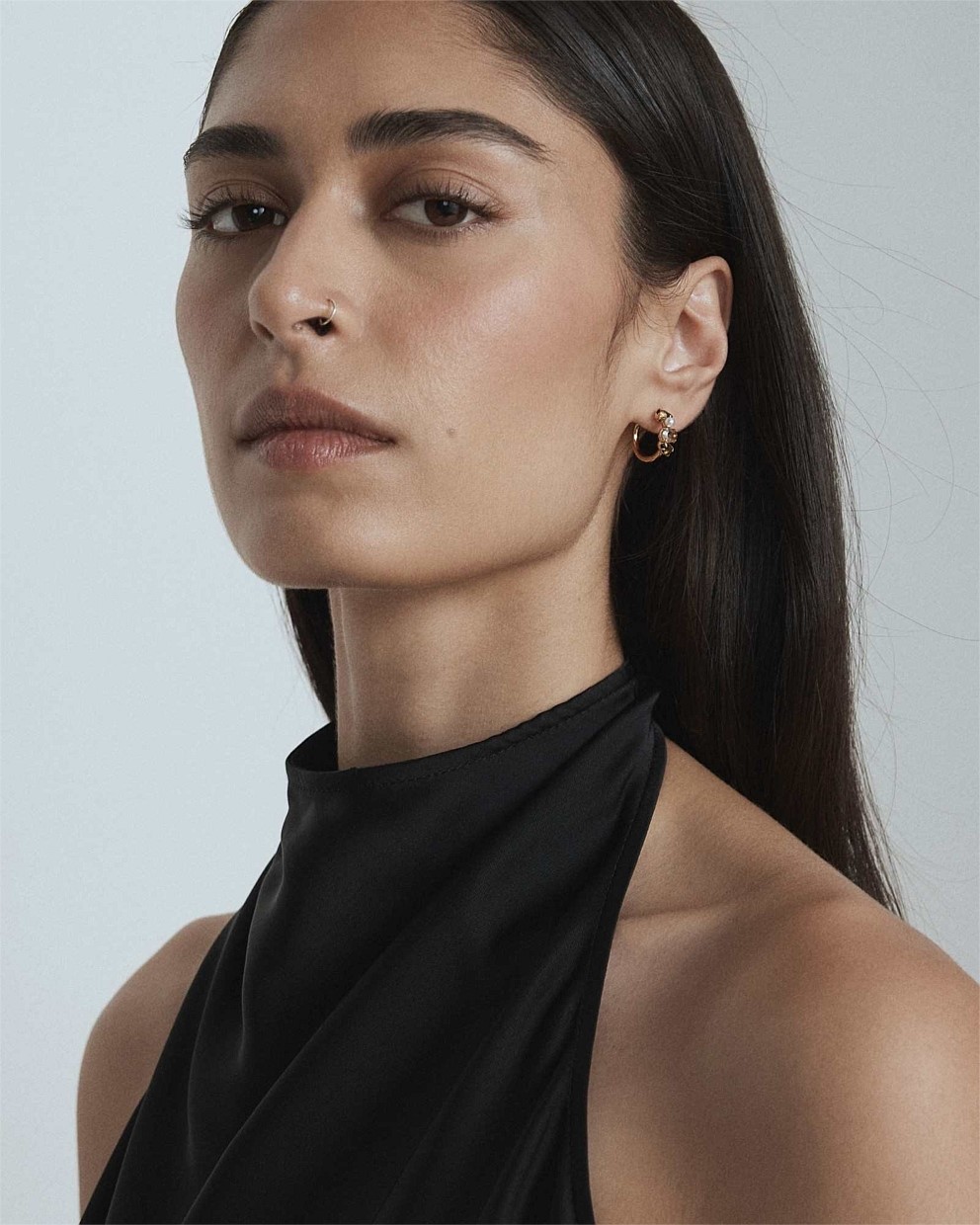 Bejewel Mini Hoop Earrings