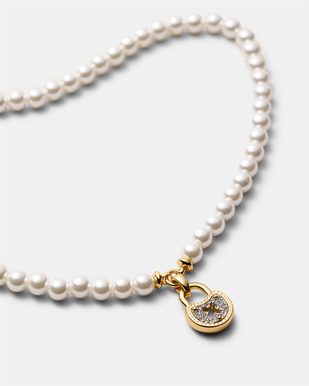 Lockette Pearl Necklace
