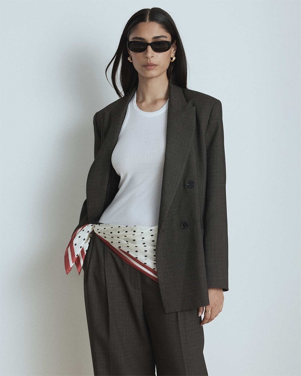 Mimco Large Polka Scarf