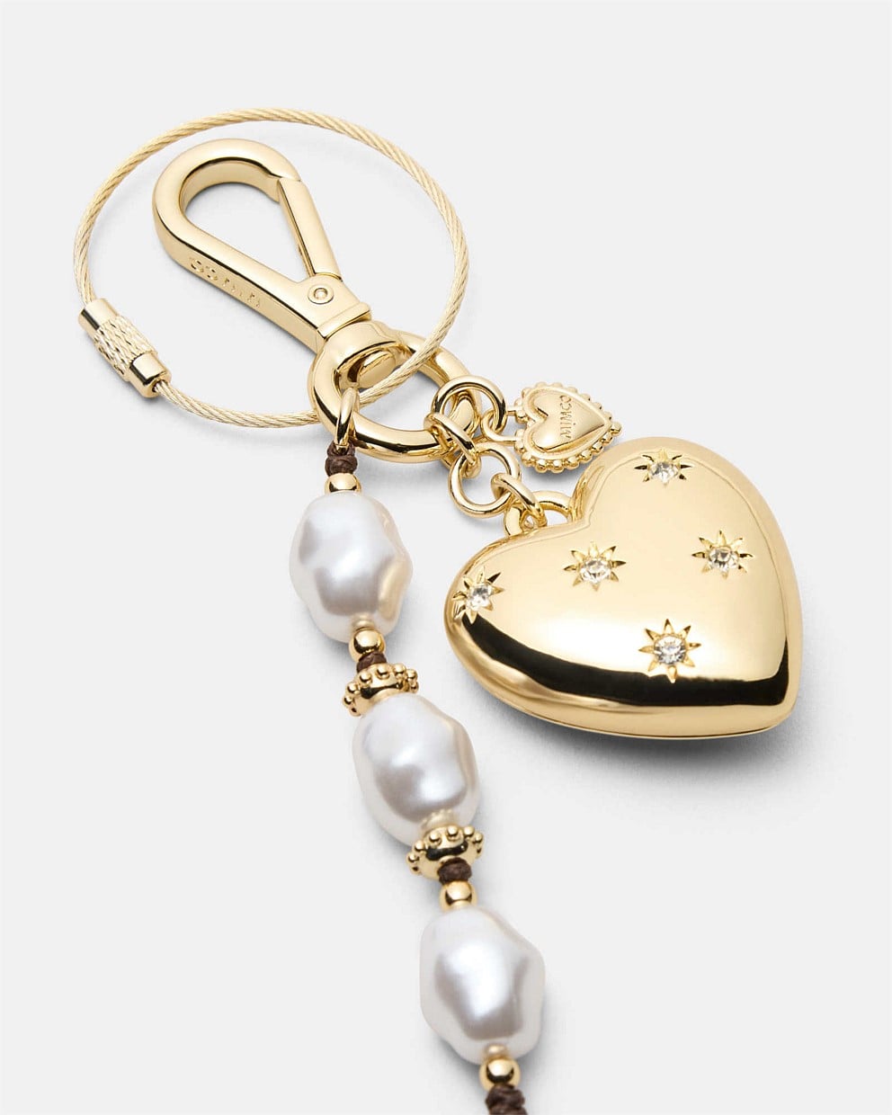 Puffy Heart Bag Charm