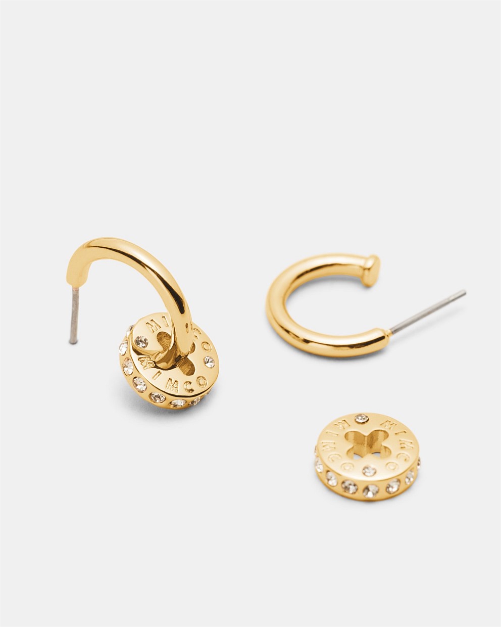 Signatura Charm Hoop Earrings