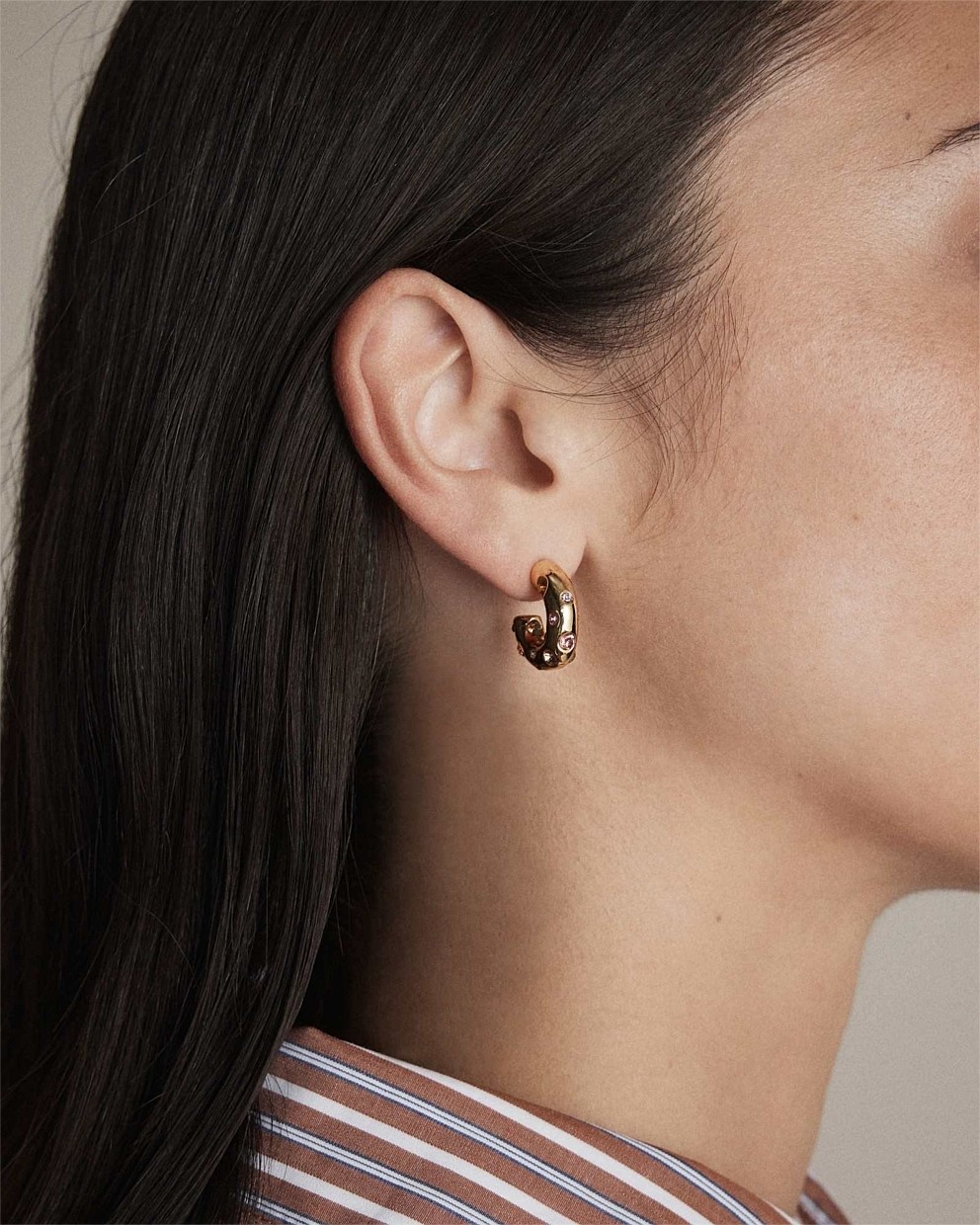 Tierra Hoop Earrings