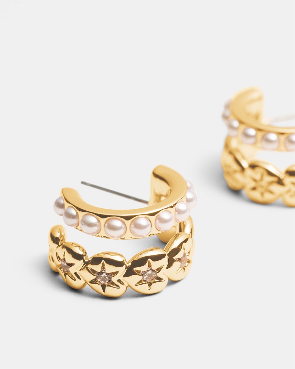 Westlyn Heart Duo Hoop Earrings
