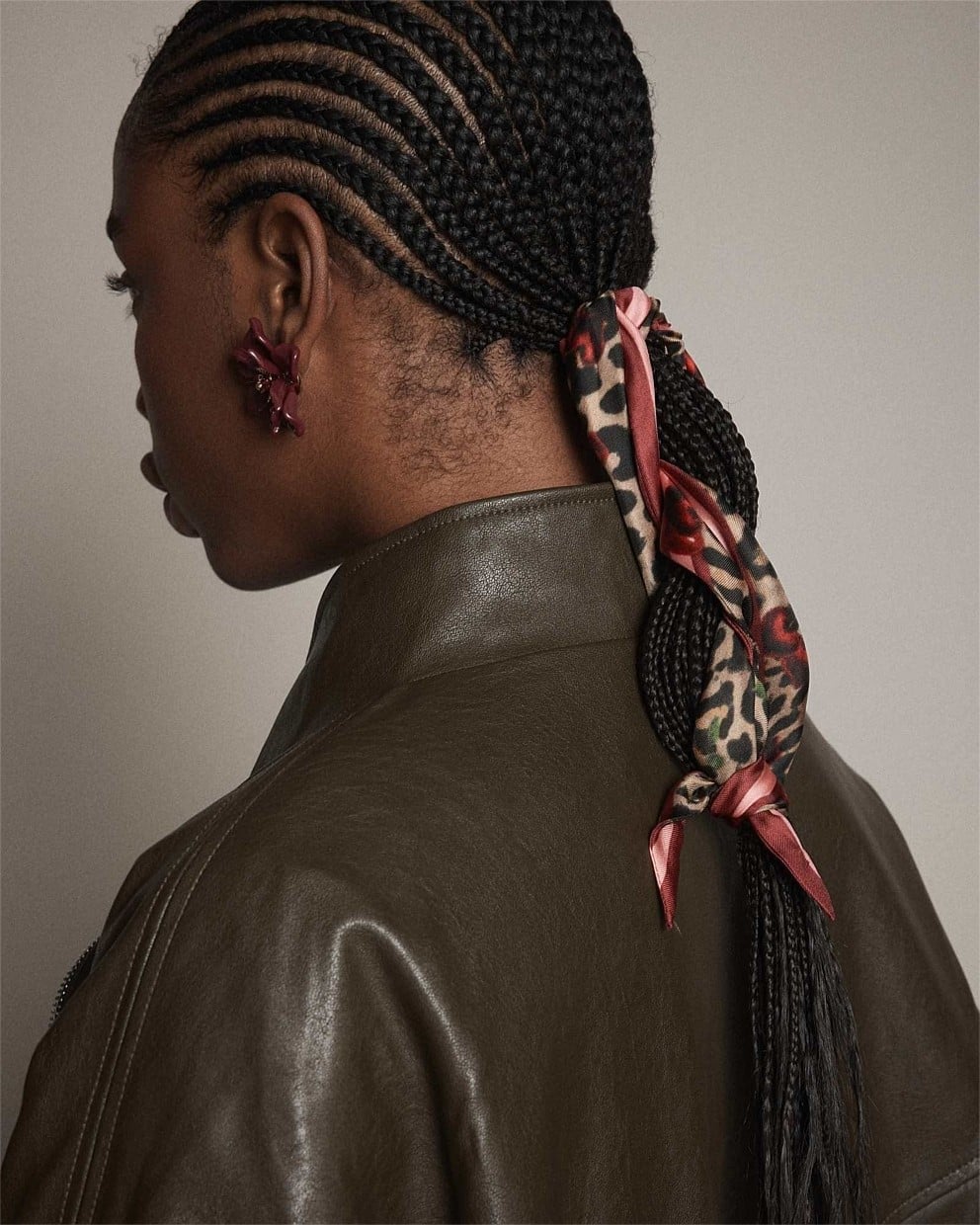 Ocelot Thin Scarf