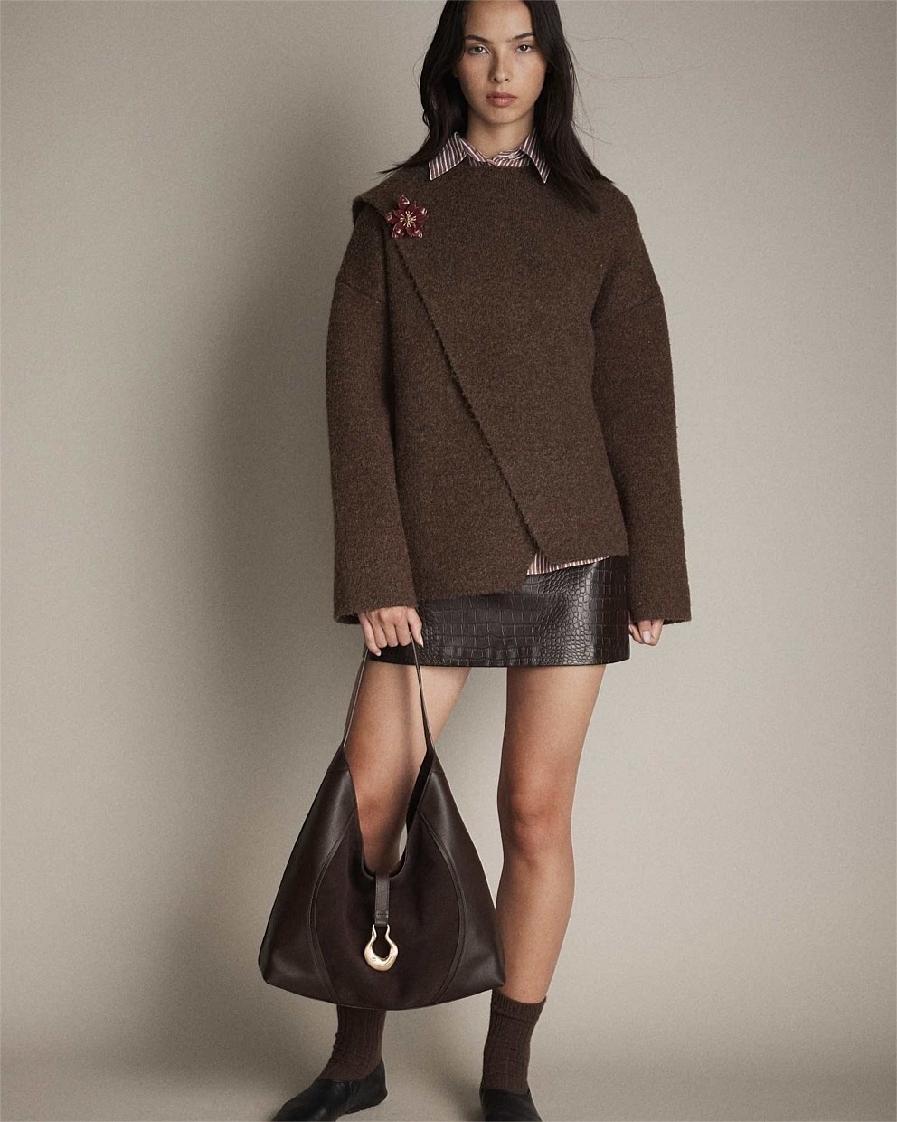Shield Hobo Bag