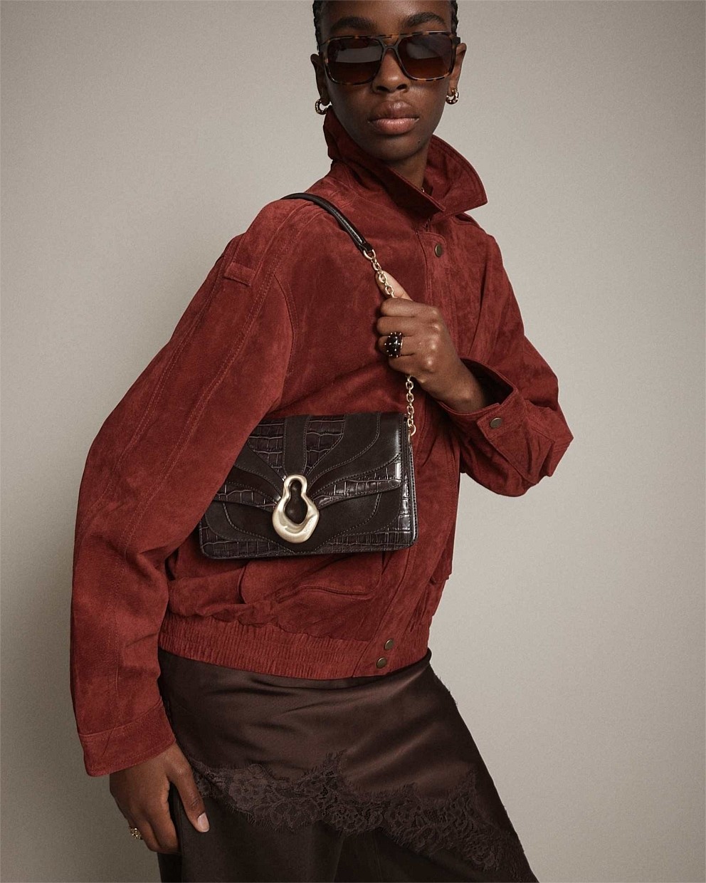 Shield Crossbody Bag