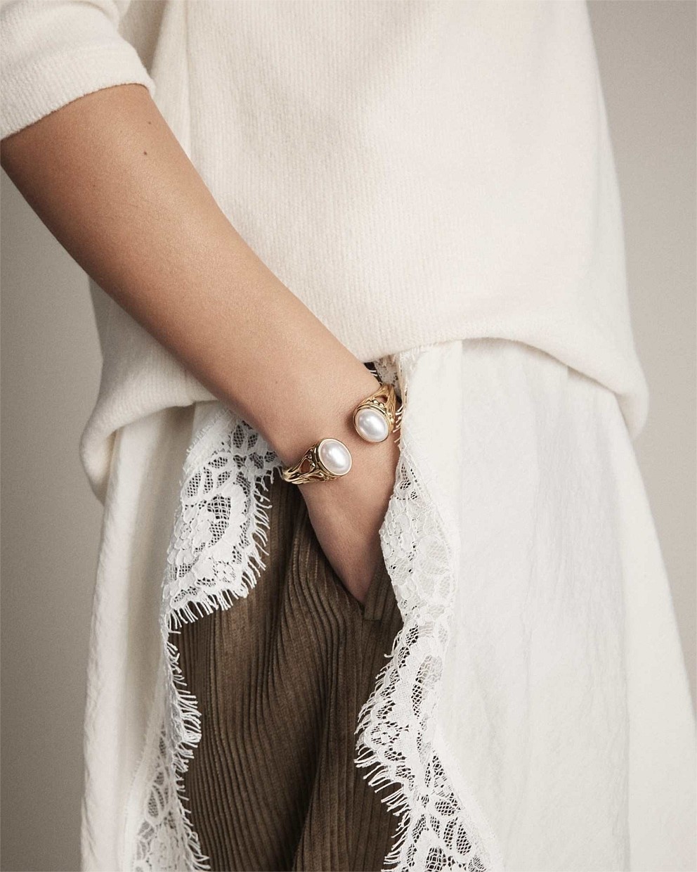 Westlyn Pearl Cuff Bracelet