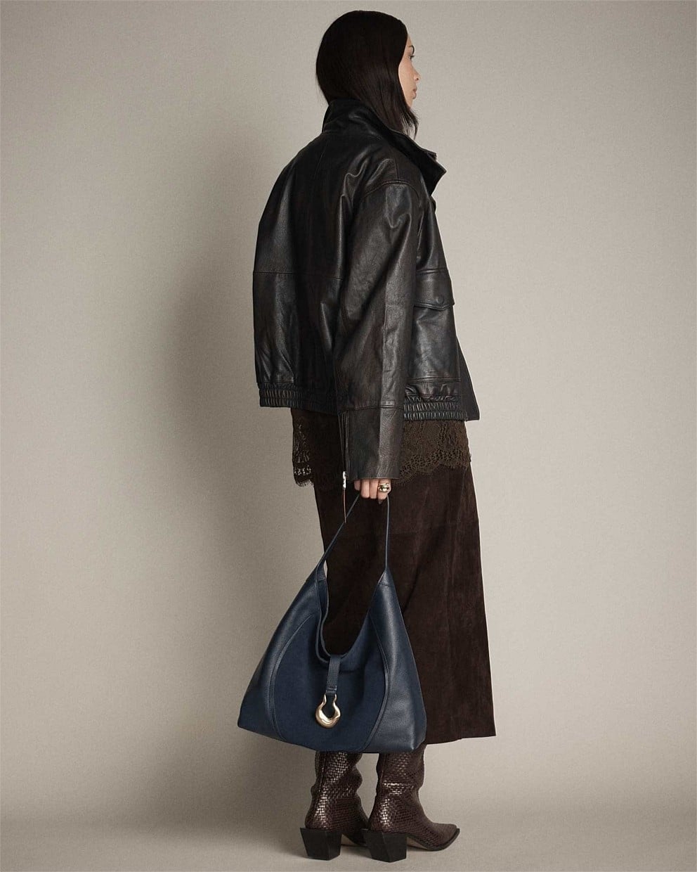 Shield Hobo Bag