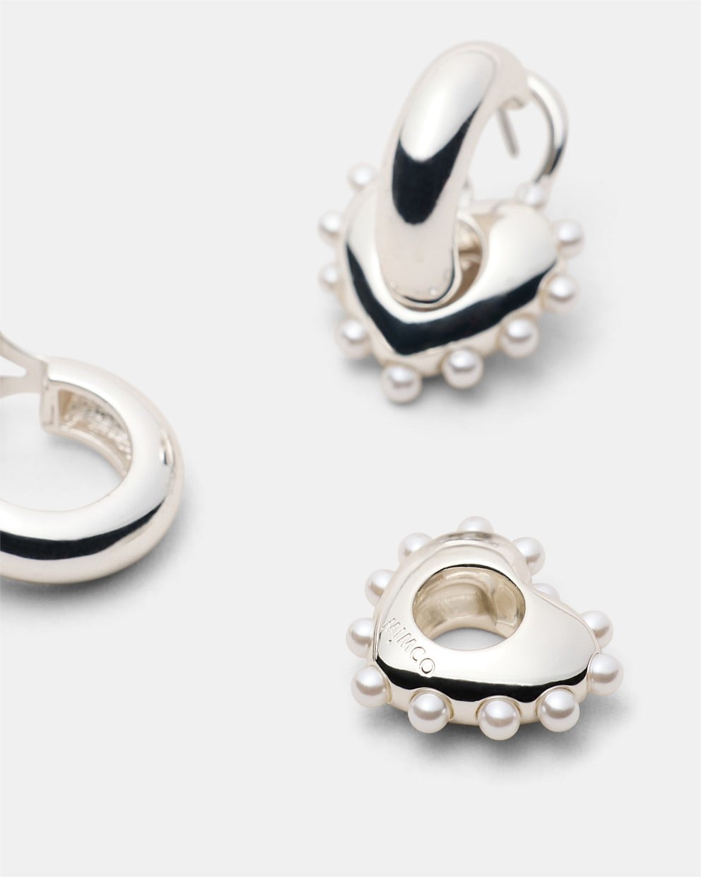 Adore Heart Hoop Earrings
