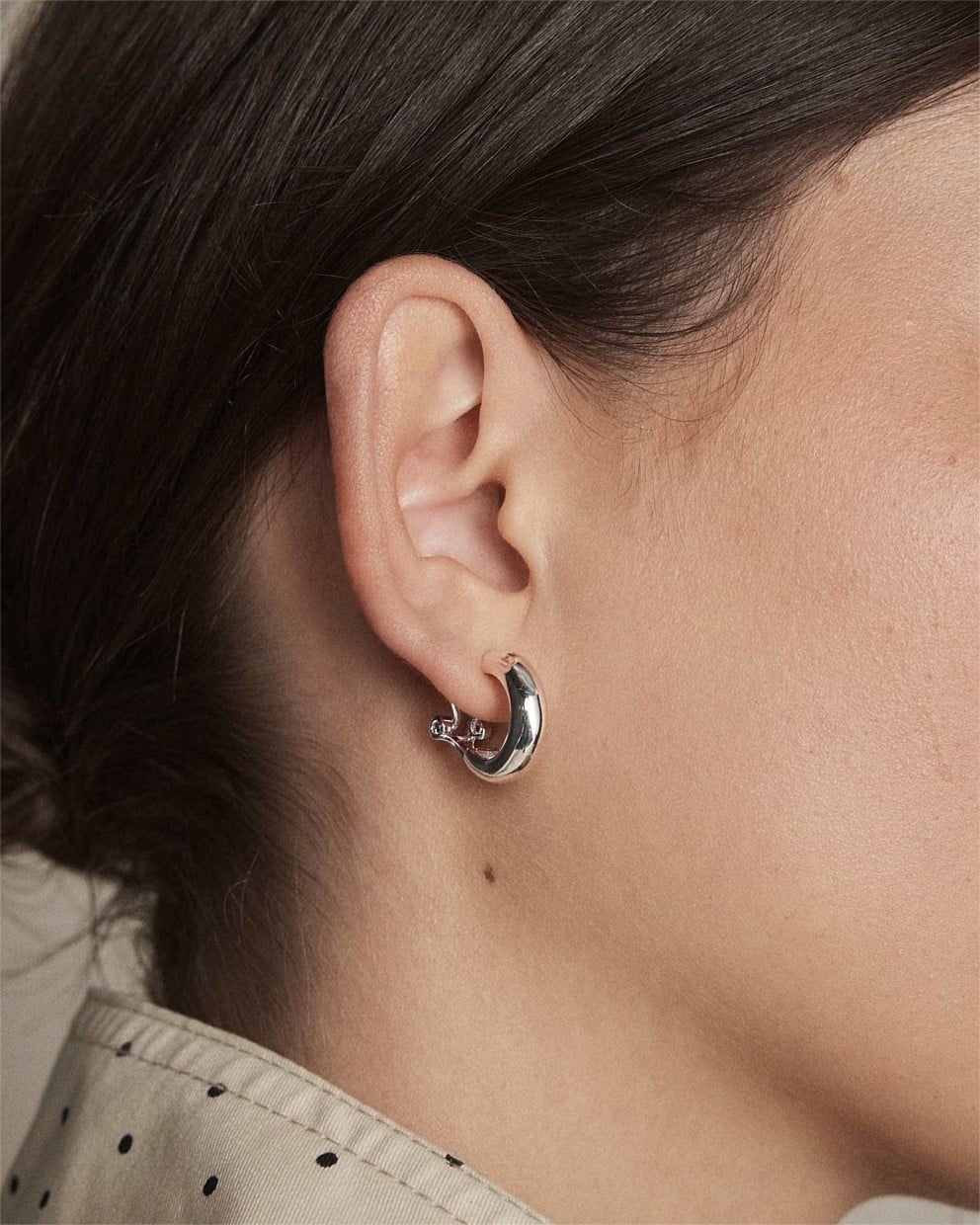 Adore Heart Hoop Earrings