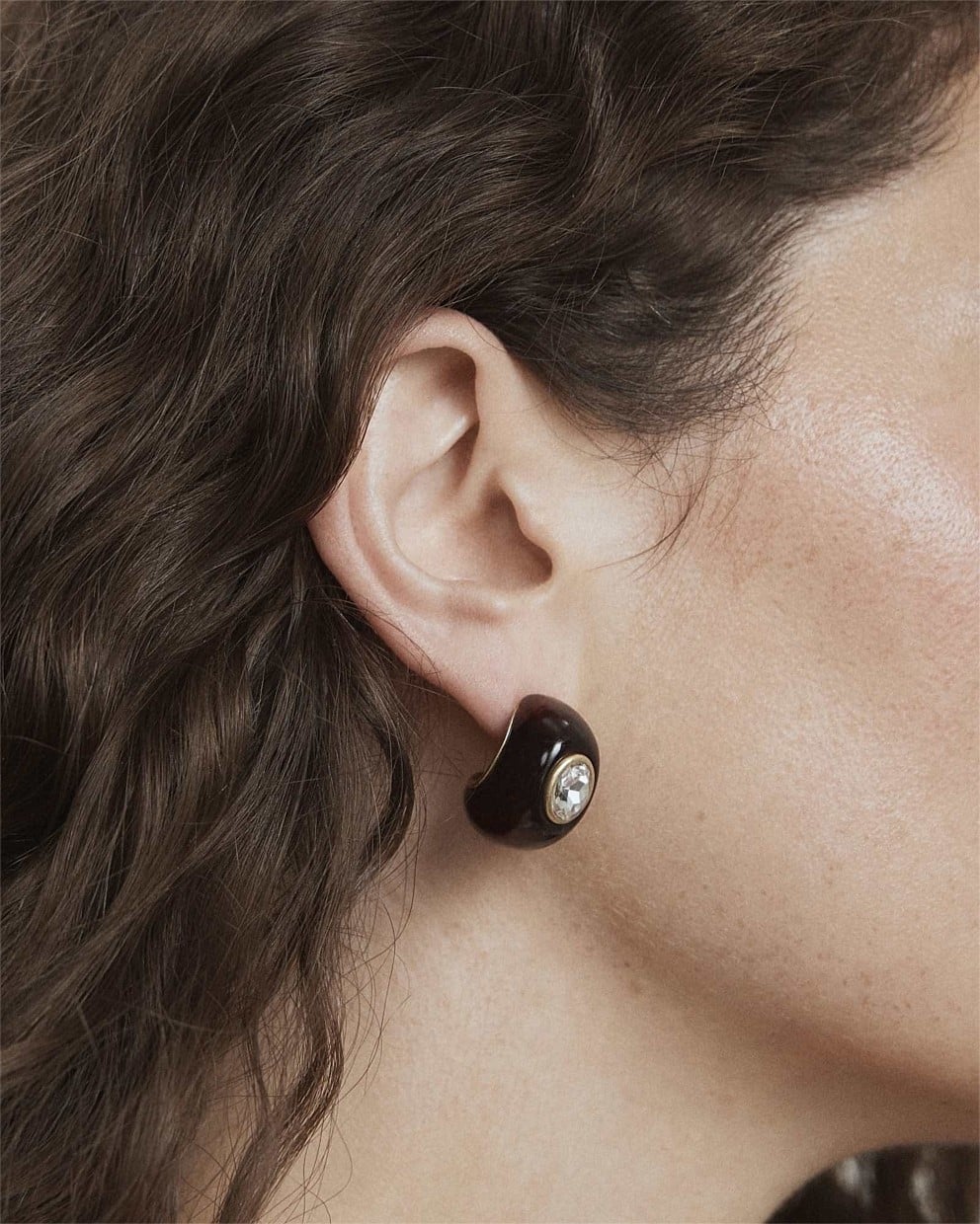 Destined Resin Hoop Earrings