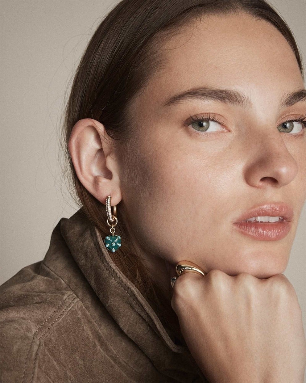 Talisman Charm Hoop Earrings