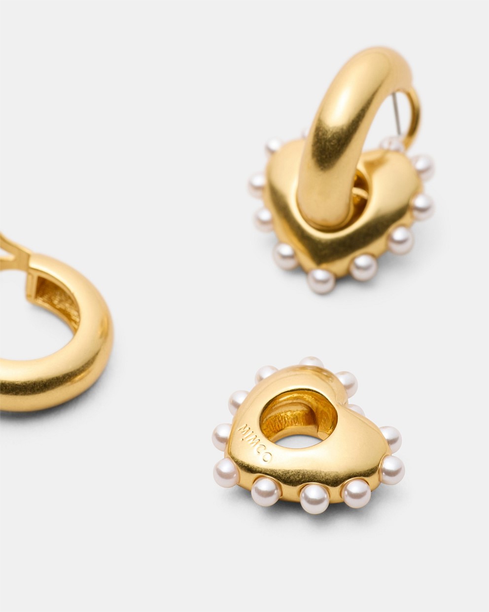 Adore Heart Hoop Earrings