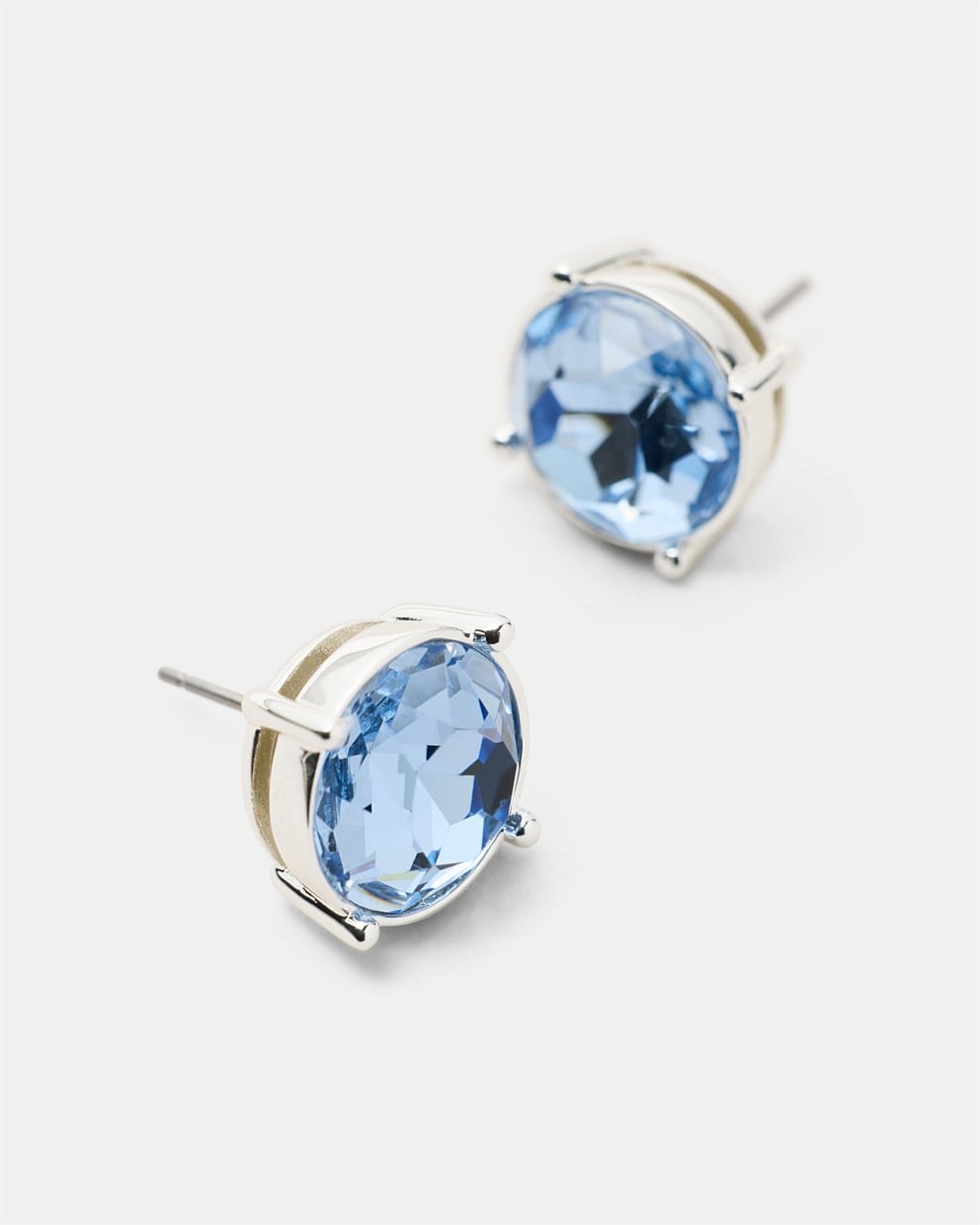 Glowy Crystal Stud Earrings