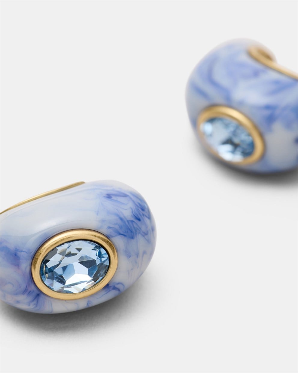 Destined Resin Hoop Earrings