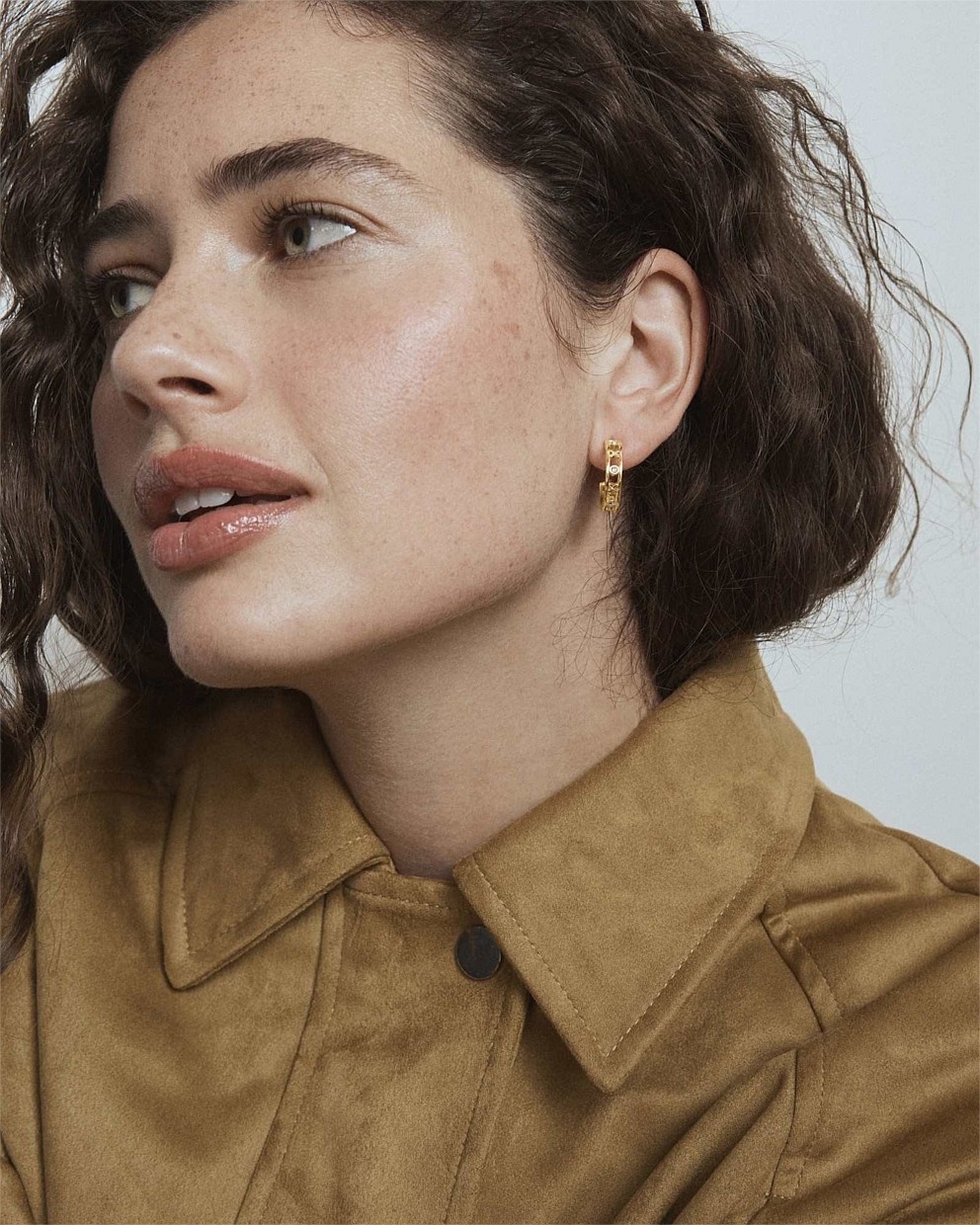 Amulet Hoop Earring