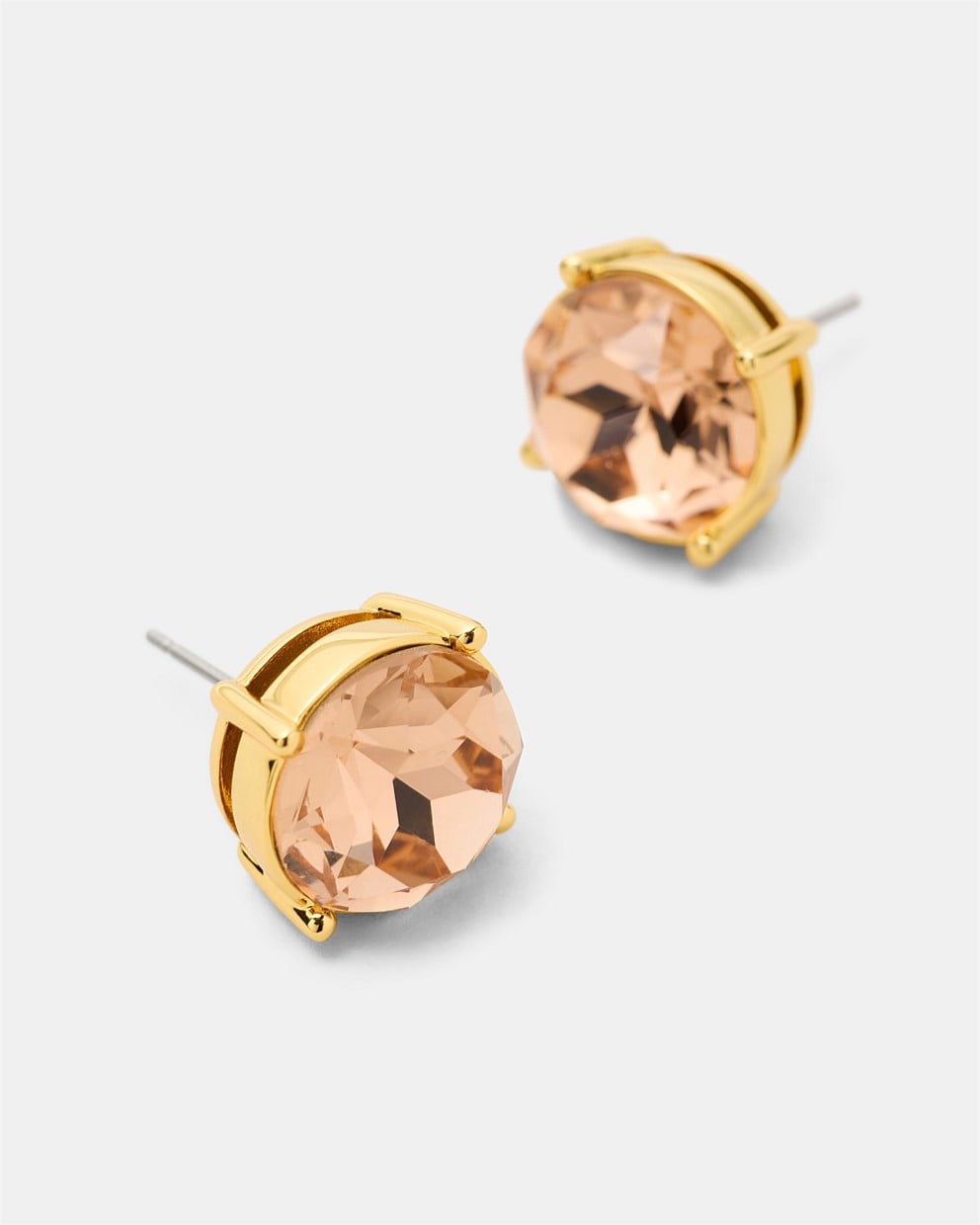 Glowy Crystal Stud Earrings