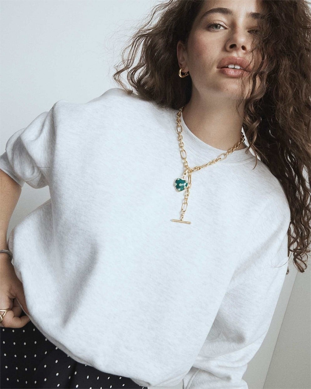 Polka Heart Necklace