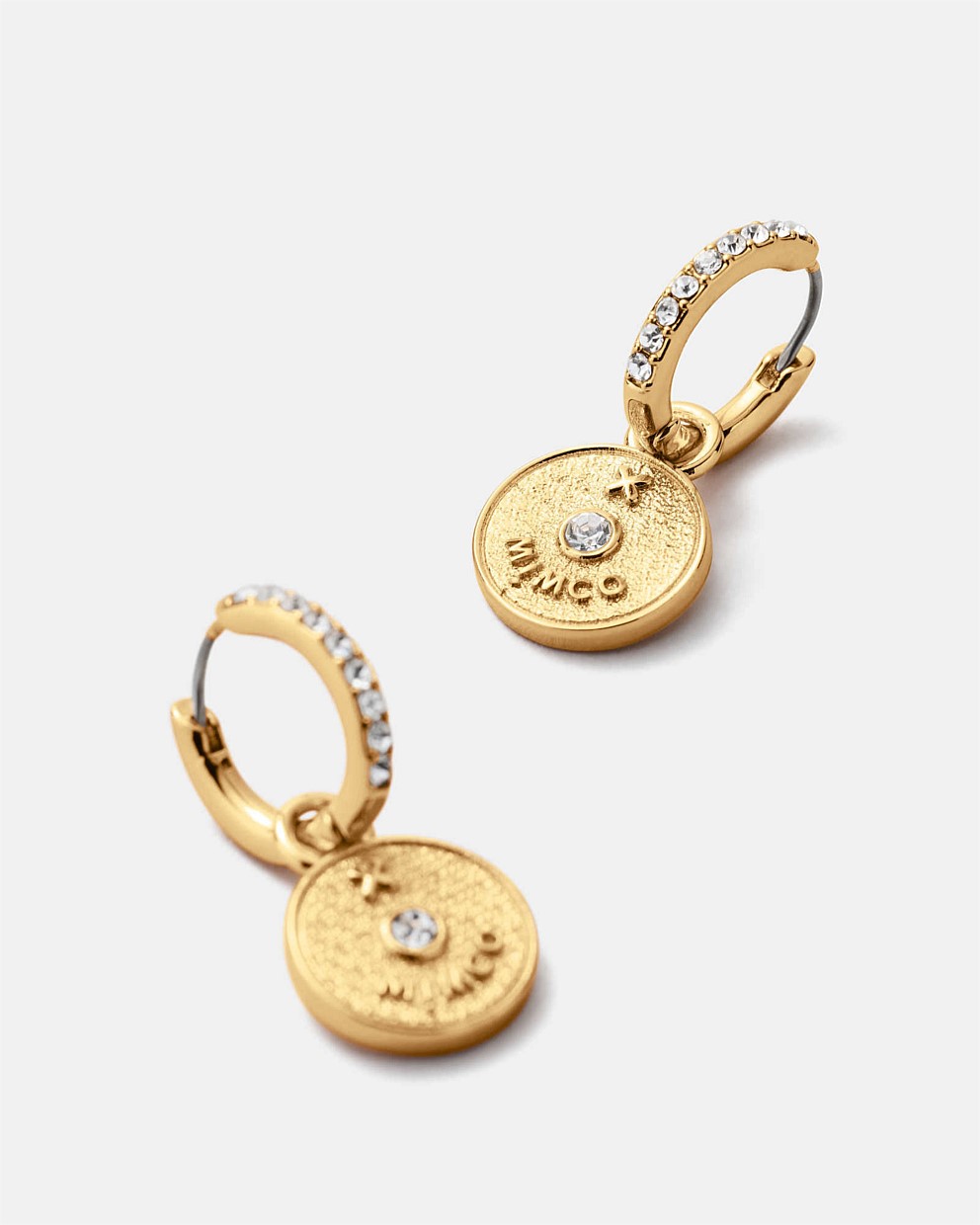Amulet Charm Hoop Earrings